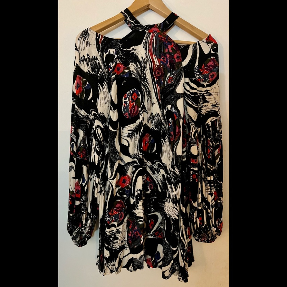 Free People for Urban Outfitters UK Mod mini dress 100% Rayon  fabric. Size S